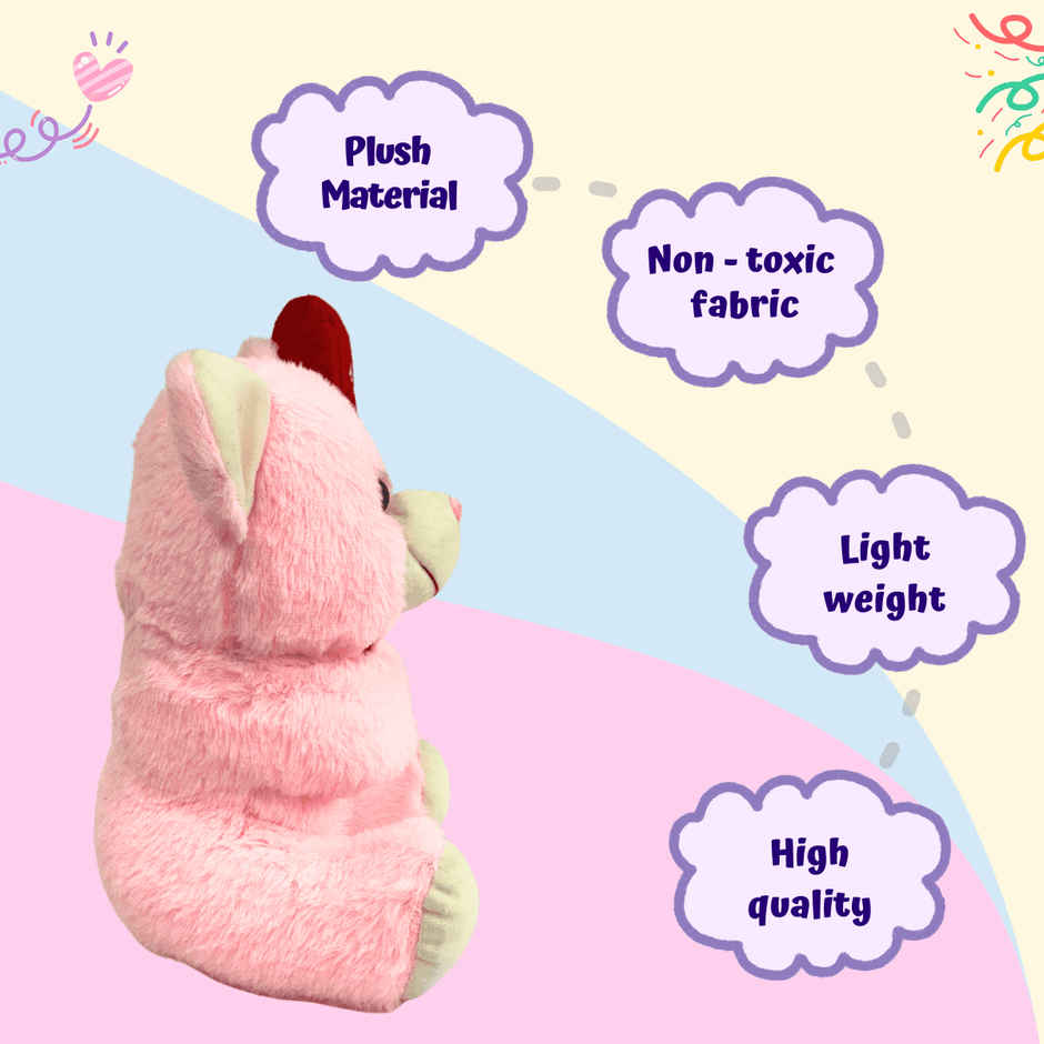 Toytales Teddy Bear | Plush Toy | Gift For Kids | Soft Toy | Baby Gifts | Cute Toy|Pink 30 cm
