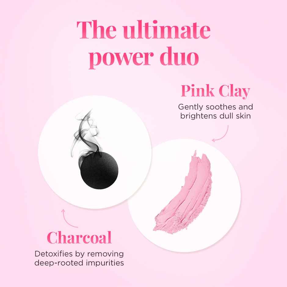 Everyuth Naturals Anti Pollution Pink Clay | Charcoal Sheet Mask