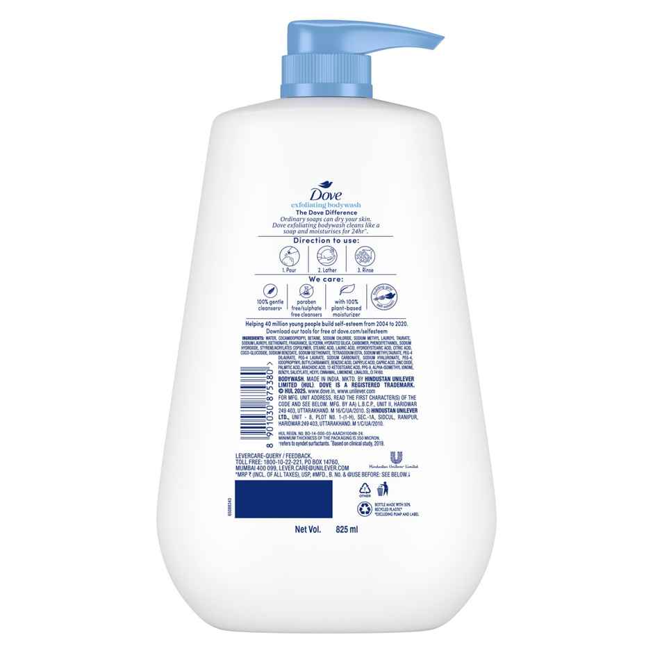 Dove Gentle Exfoliating Beads Body Wash For Softer Smoother Skin