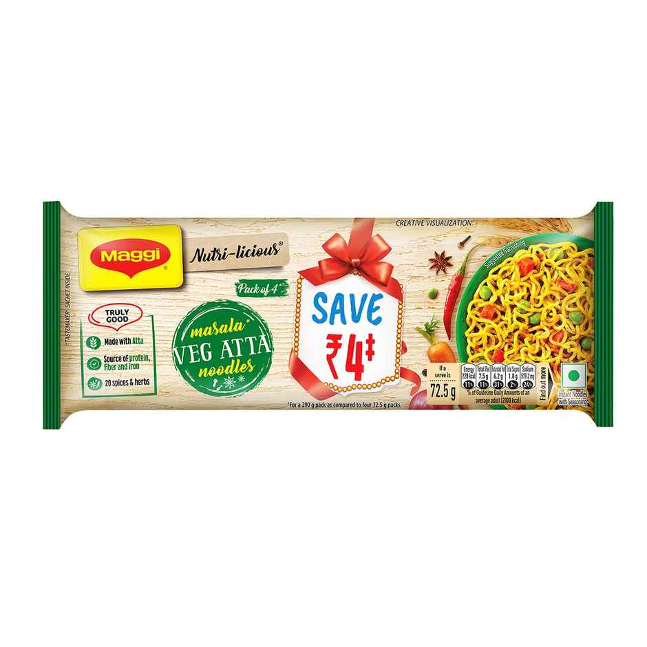 Maggi Nutri-Licious Masala Veg Atta Noodles Combo