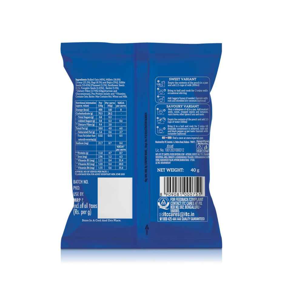 Right Shift High Protein Oats++ | With Millets and Seeds | 23g Protein, 11g Fibre 