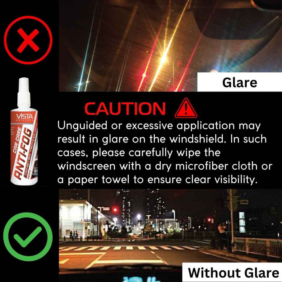 Vista Auto Care Vista Auto Care Anti Fog Demister| Anti-Fog Spray for Car Windscreen