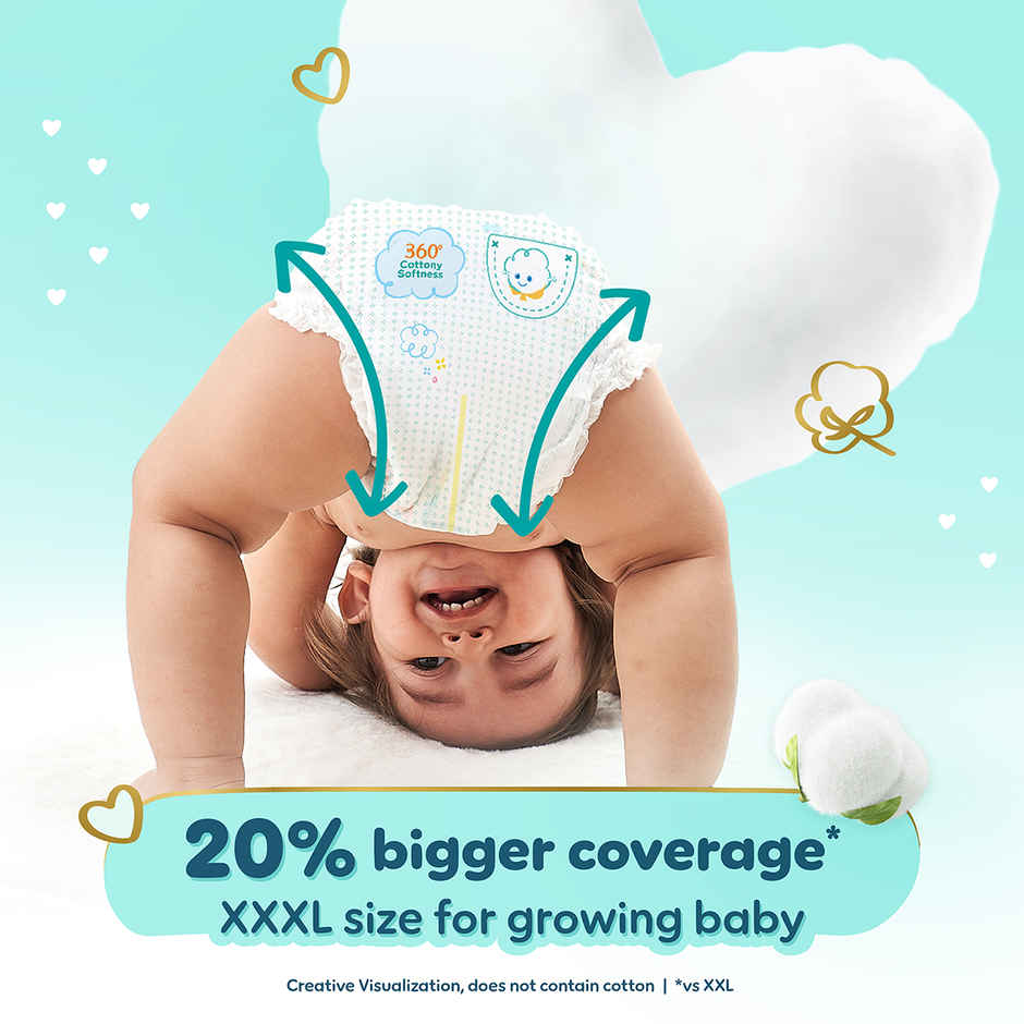 Pampers Premium Care Baby Diapers| XXXL