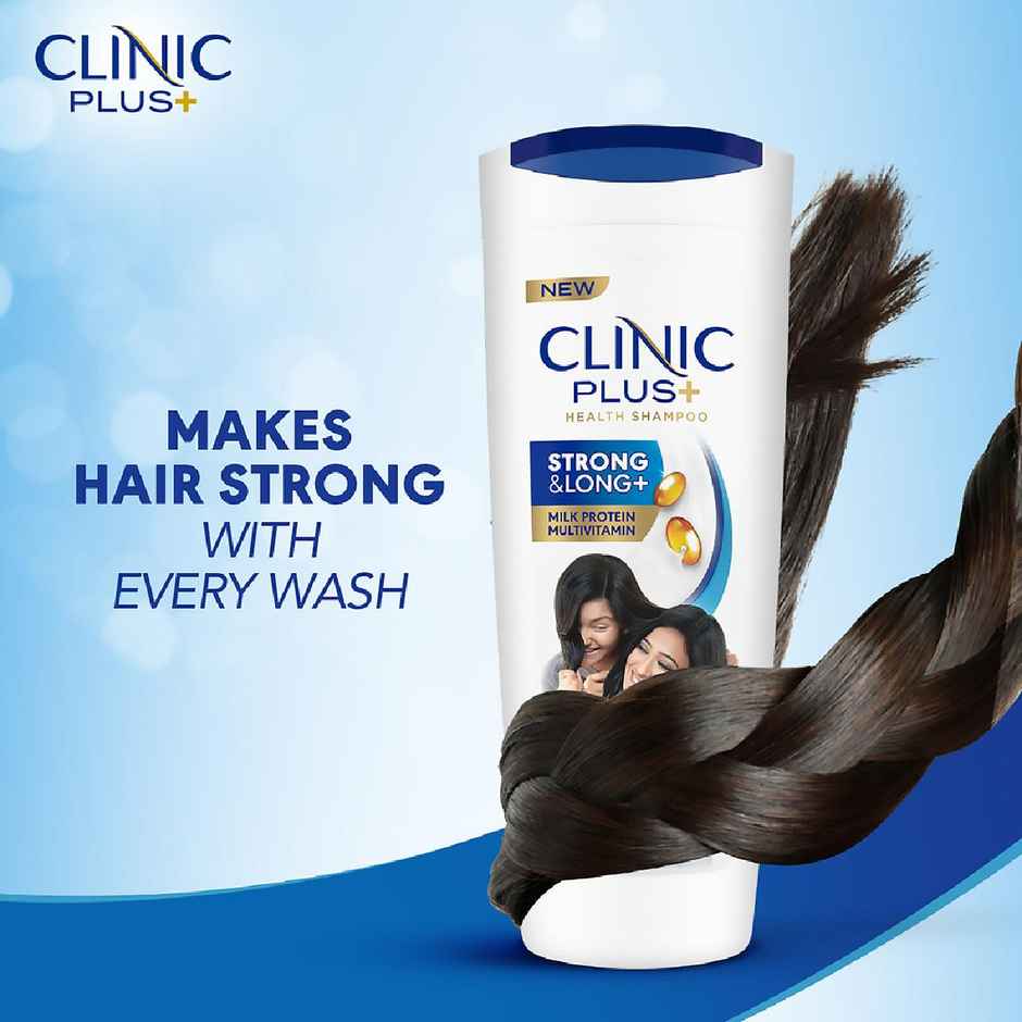Clinic Plus Strong & Long Shampoo with Milk Proteins and Multivitamins