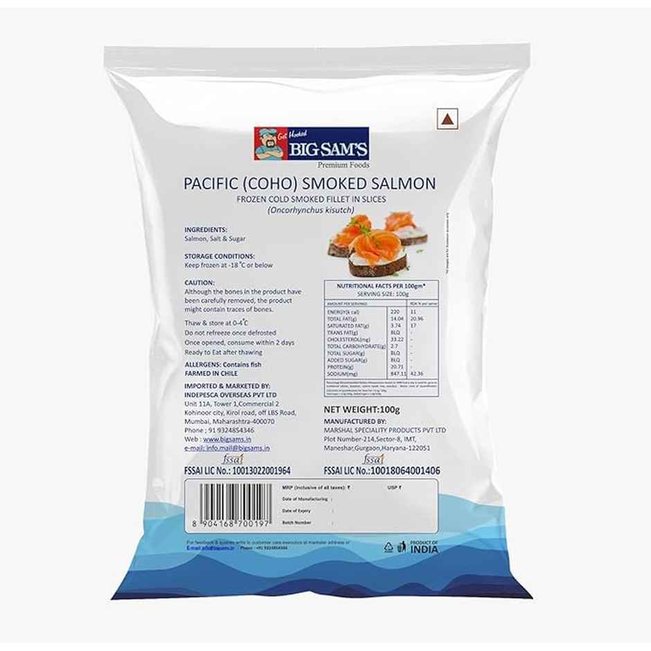 Big Sam's Pacific Smoked Salmon Fish