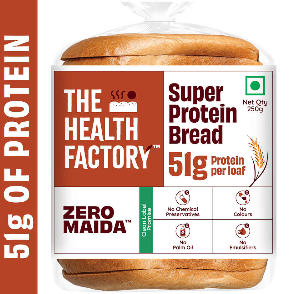 The Health Factory Zero Maida Super Protein Bread