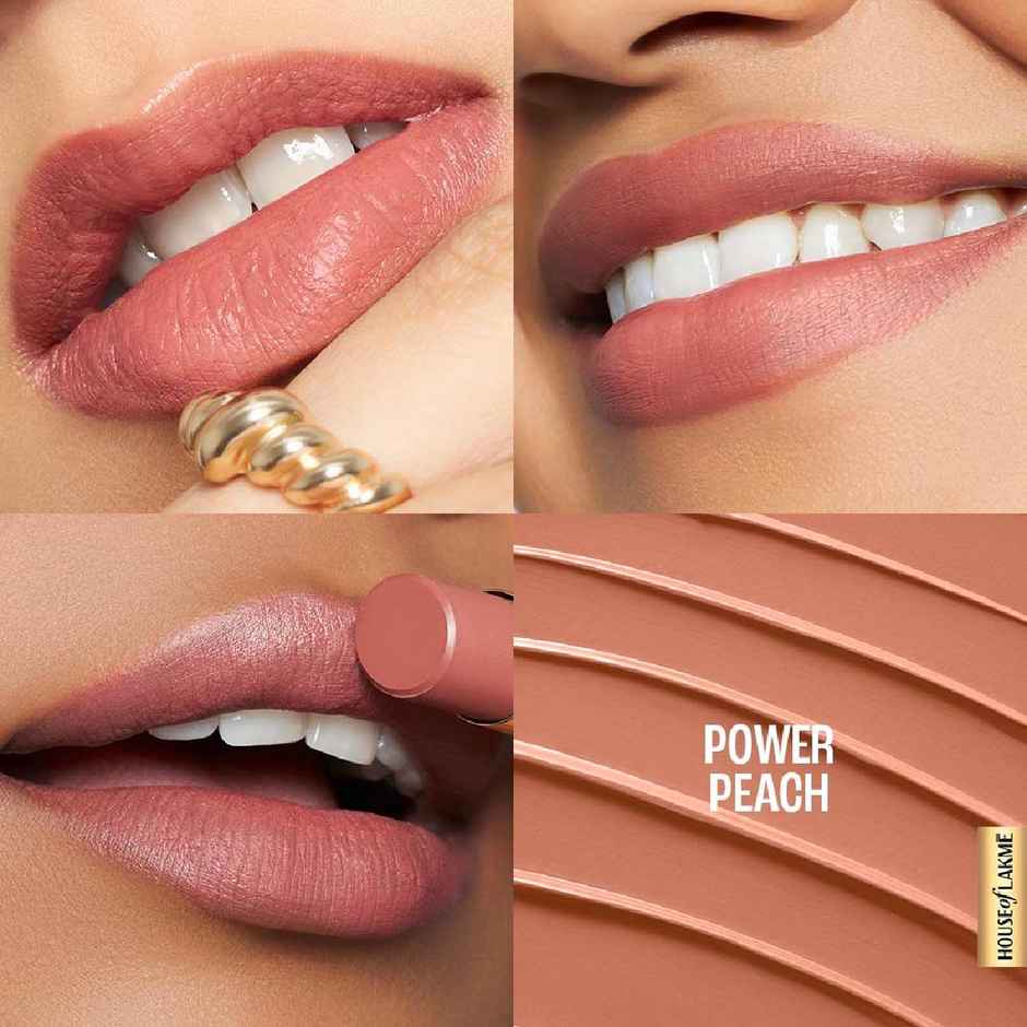 Lakme 9to5 Hya Matte Lipstick | Power Peach