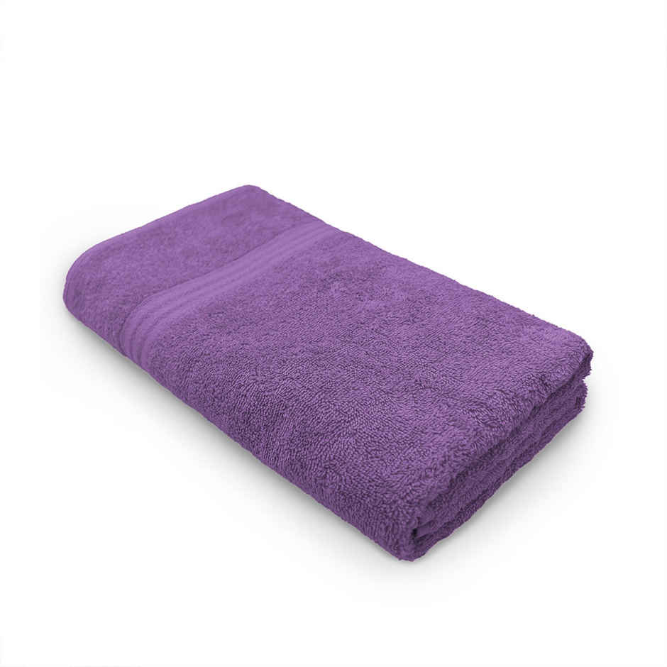Sassoon Anatolia 100% Cotton Large Bath Towel | Purple | 70 x 140 cm
