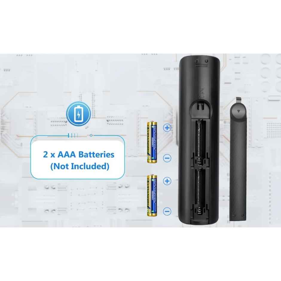 Ailkin Voice Remote for Thomson Smart TVs| Bluetooth Enabled| Multi-Function| Black