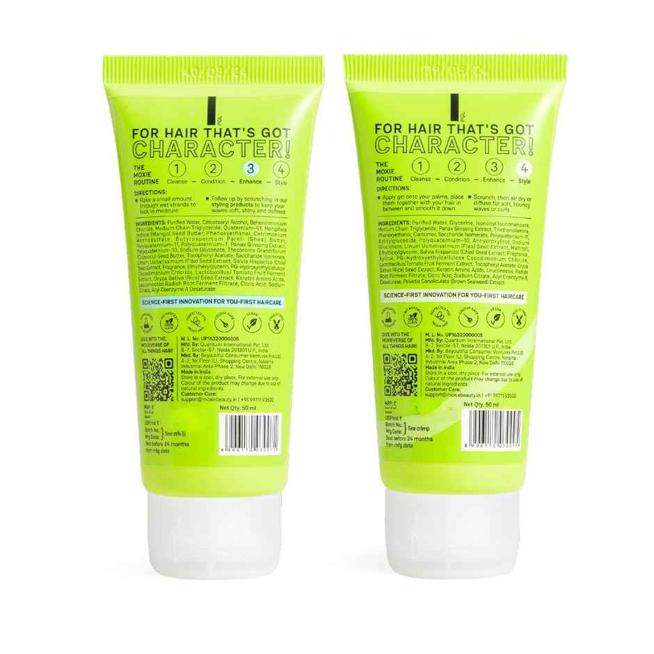 Moxie Beauty Wavy Hair Duo | Leave In Conditioner & Styling Serum Gel