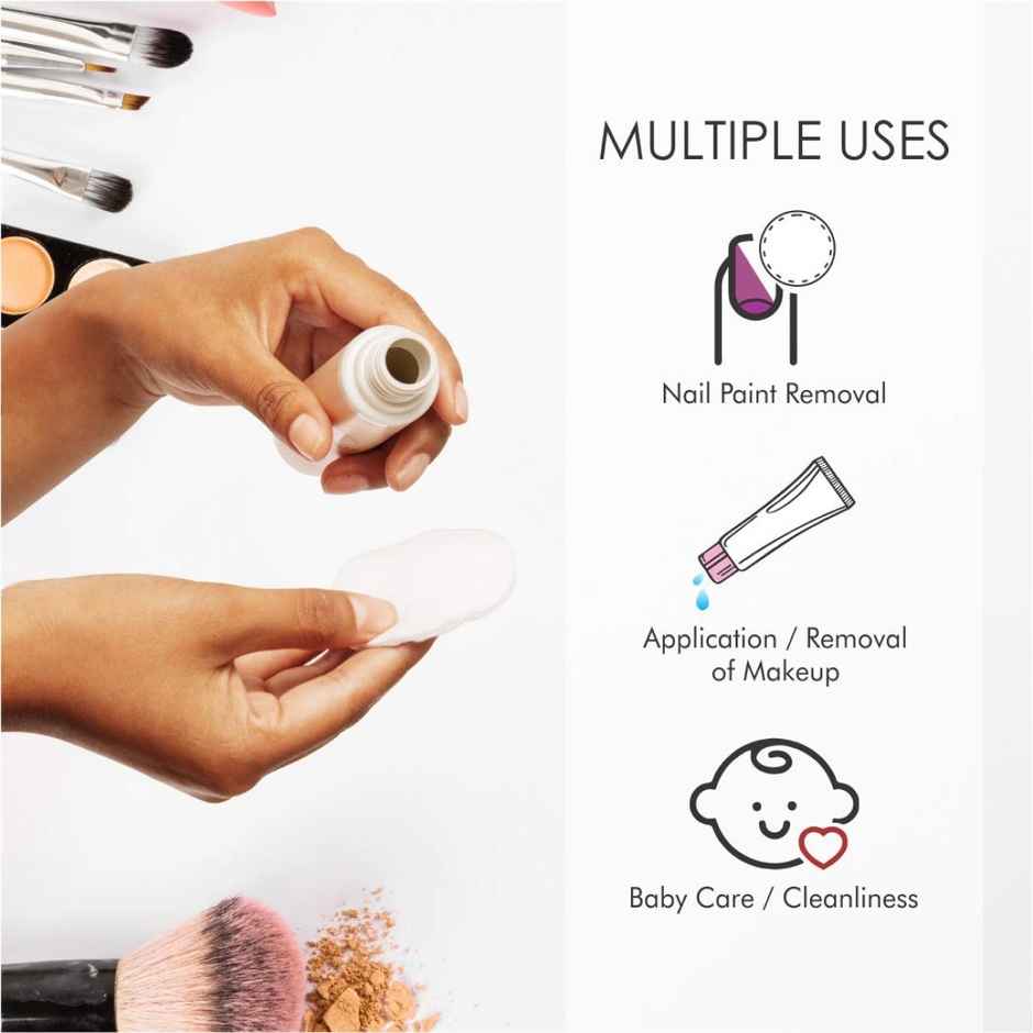 Tulips White Cotton Pads