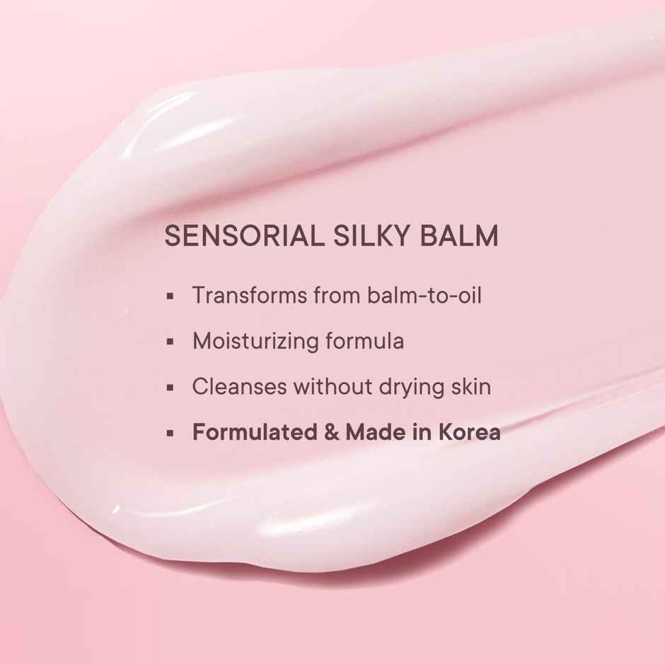 Quench Dirt Dissolving Cleansing Balm Korean Makeup Remover & Face Cleanser with Cherry Blossom