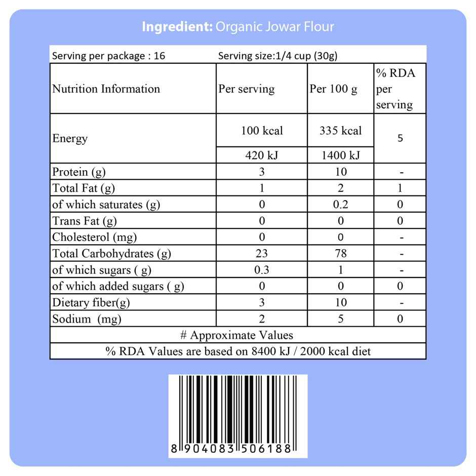 24 Mantra Organic Jowar Flour