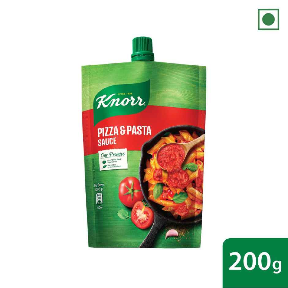 Knorr Sauce Pizza And Pasta(200gms) & Modern Medium Crust Pizza Base(150gms) Combo