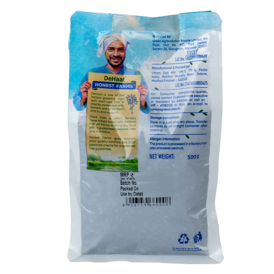 DeHaat HF Unpolished Urad Kali Dal | Pesticide Free