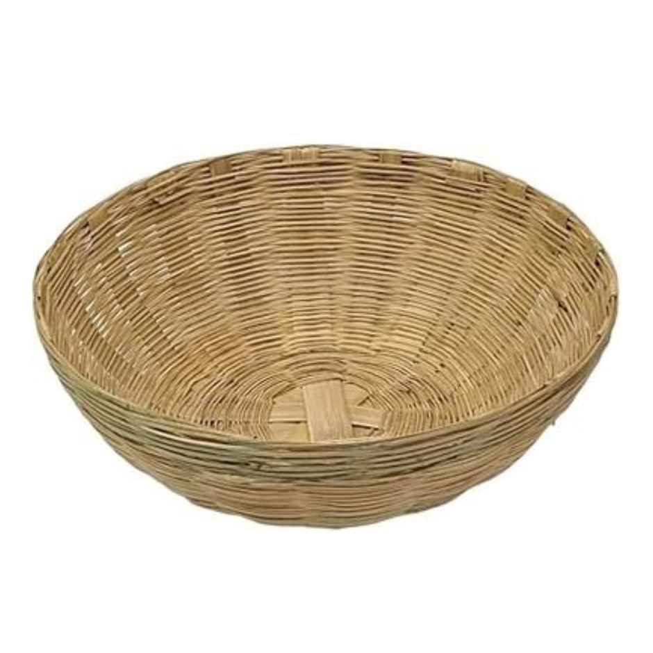 Divine Vibes Bamboo Daura | Basket For Chhath Puja - Used to store Fruit and Prasad