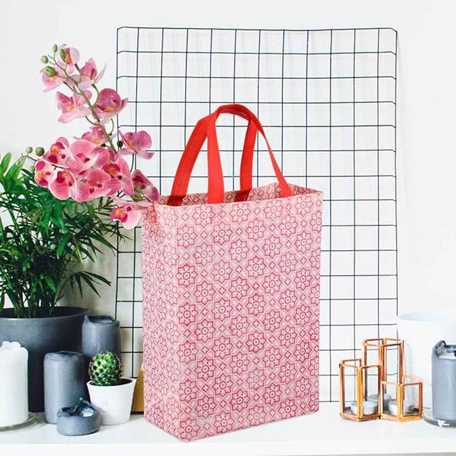 Kuber Industries Pack of 6 Shopping Handbag | Grocery Shopping Bag | Shopping Bags | Multicolor