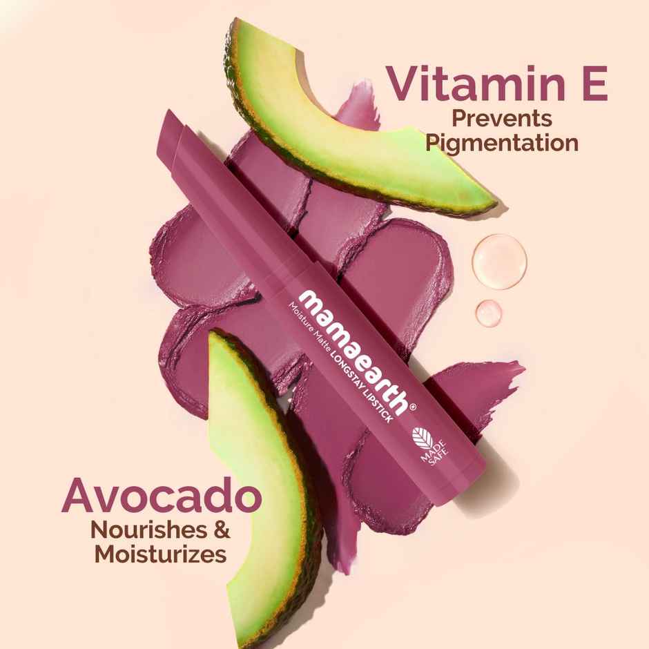 Mamaearth Moisture Matte Longstay Lipstick | 08 Pink Tulip