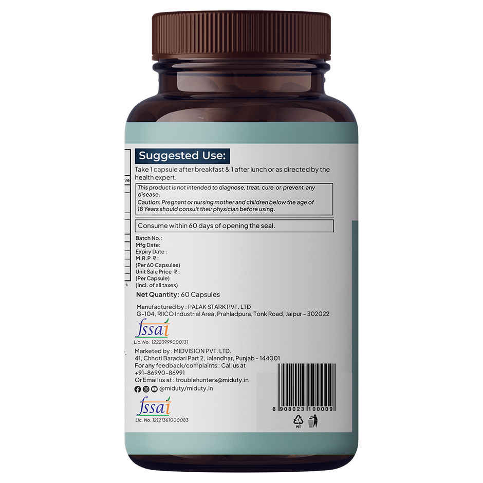 Miduty Liver Detox Milk Thislte & Nac