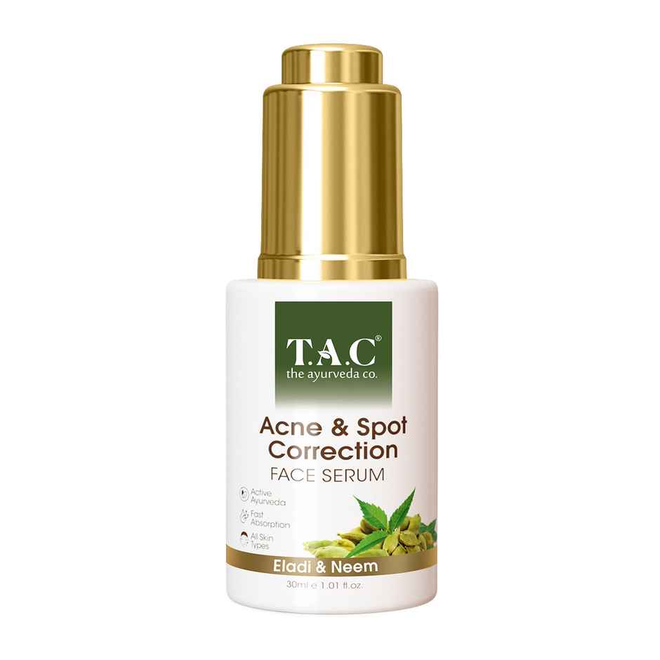 TAC Acne & Spot Correction Face Serum Treats with Neem Acne & Fades Spots | For Oily Skin
