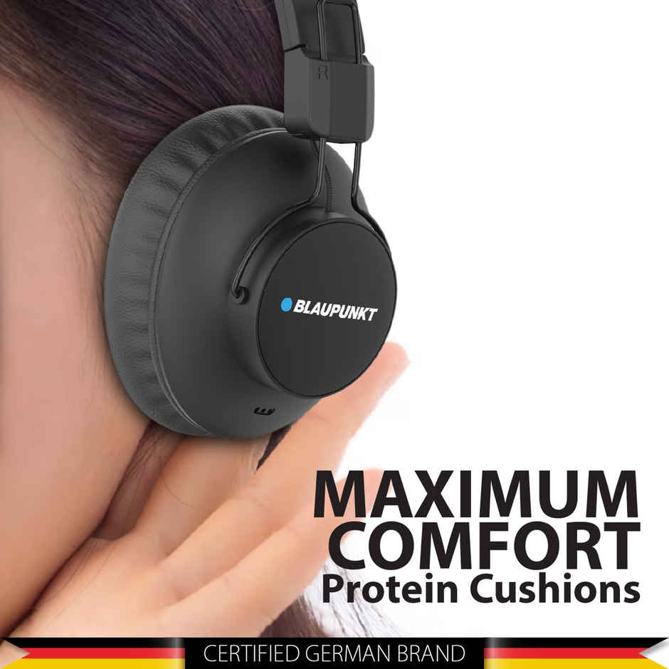 Blaupunkt Bh41 Bluetooth (Black, On The Ear)