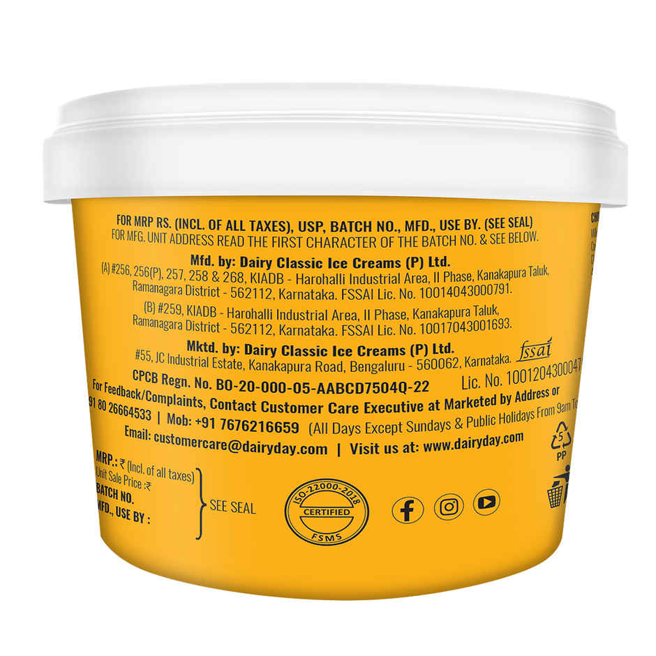 Dairy Day Sundae Chocolatey Ice Cream Tub