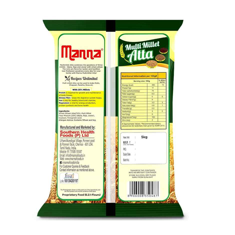 Manna Foods Multi Millet Atta