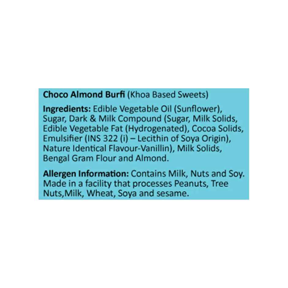 Lal Sweets Choco Almond Burfi | Rich & Delicious