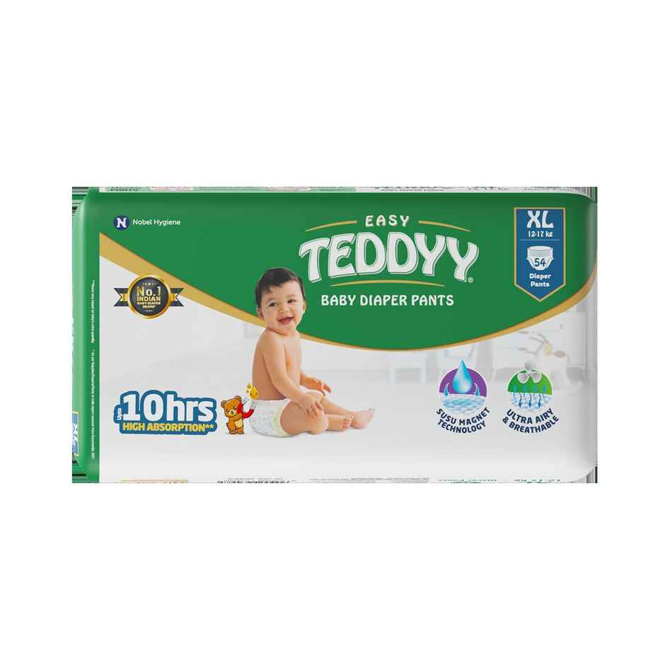 Teddyy Baby Pant Diaper (XL) 12-17 kgs 54 Count