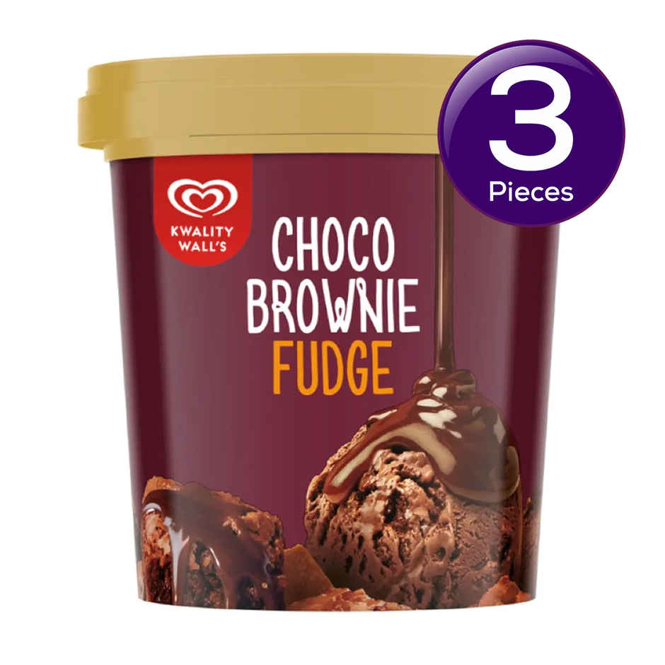 Kwality Wall's Choco Brownie Fudge Cup Combo