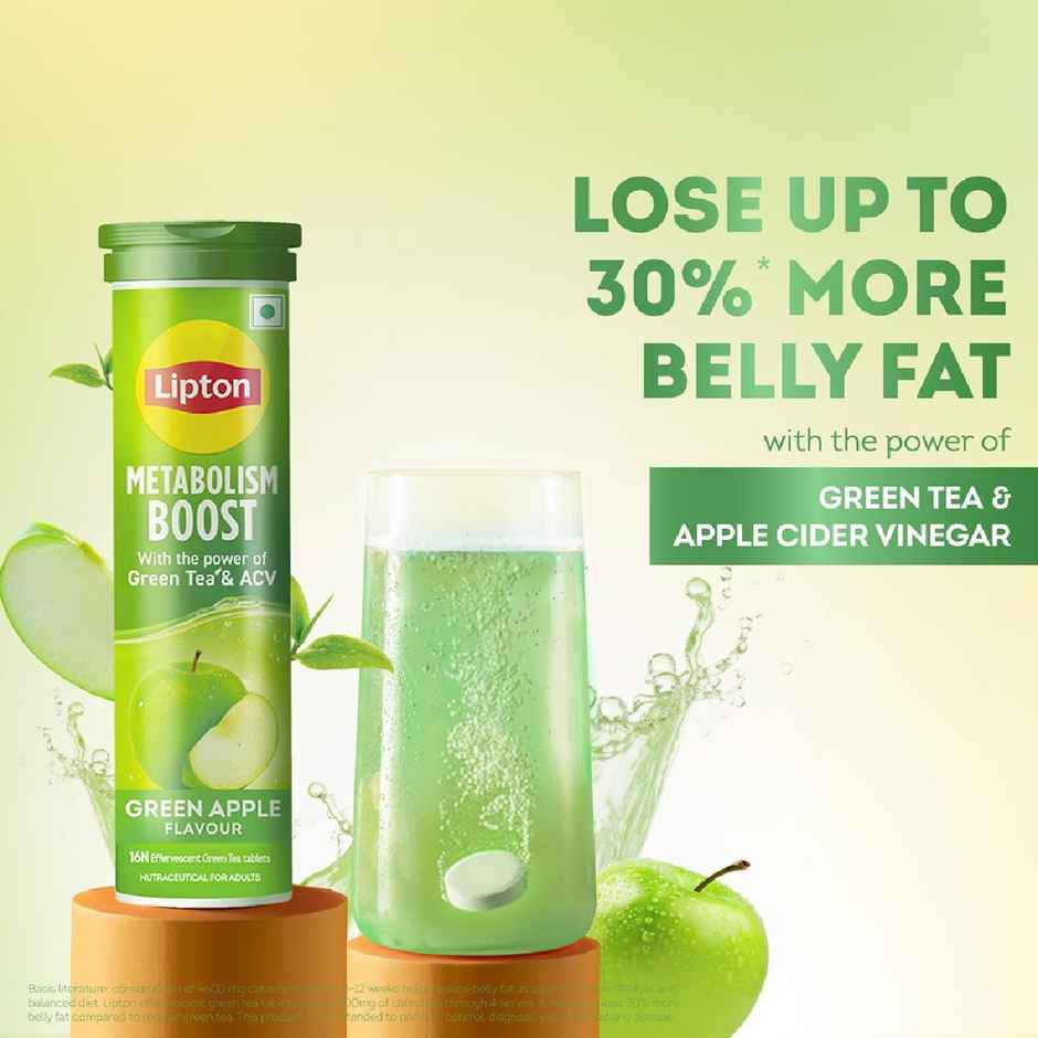 Lipton Metabolism Boost | Green Apple Flavor