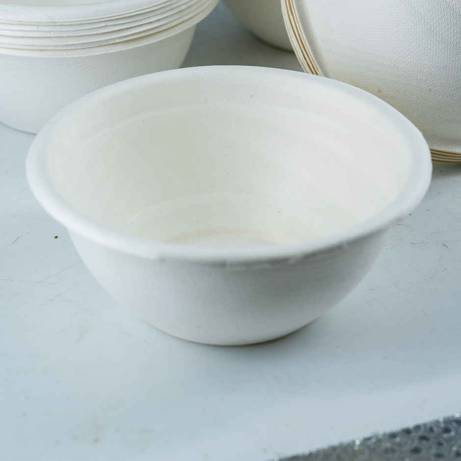 Disposable Bagasse Bowl | 240 ml | Vinay Trading