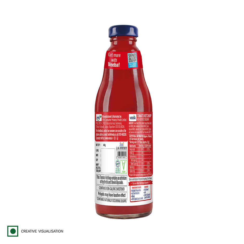 Veeba Tomato Ketchup No Added Sugar