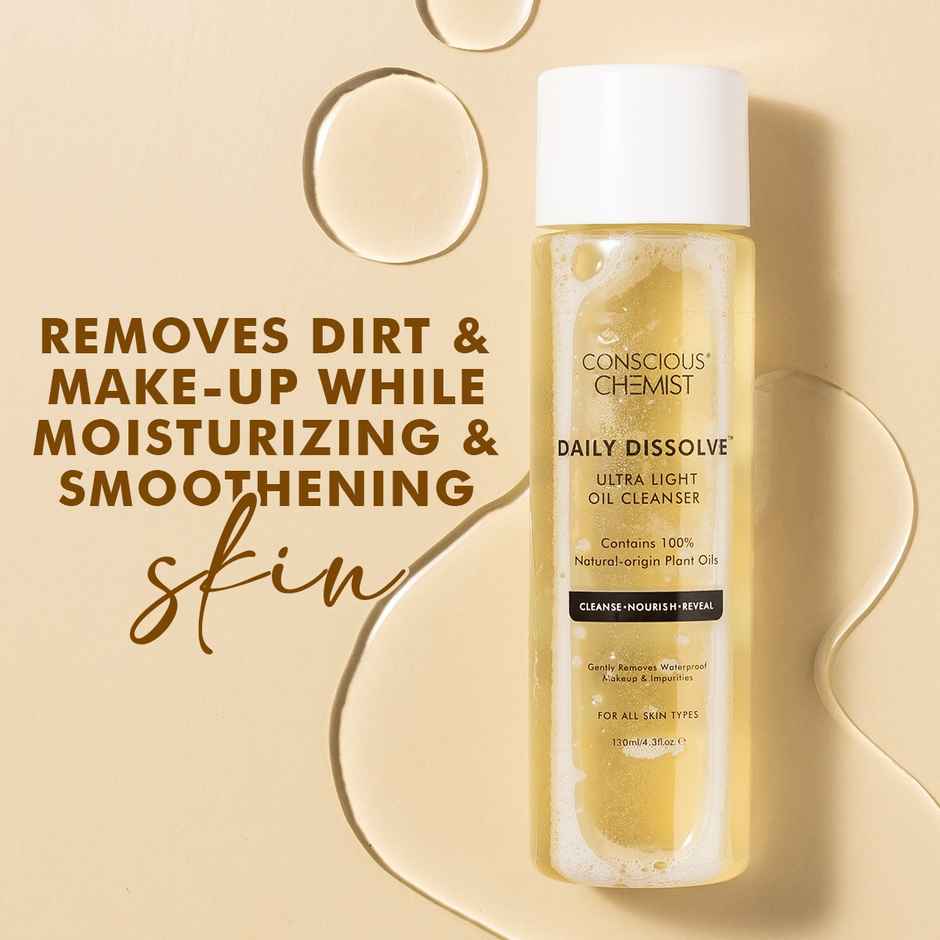 Conscious Chemist Daily Dissolve Ultra Light Makeup Removal Oil Cleanser