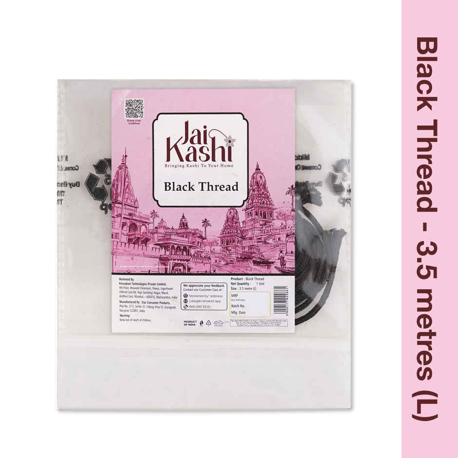 Jai Kashi Black Thread