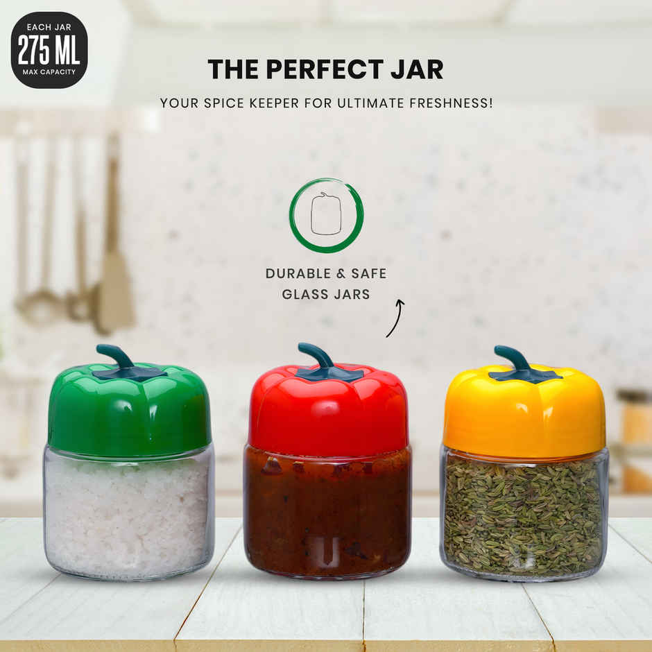 Yera 275 ml 3 pcs Jar Set - Sweet Pepper Jars