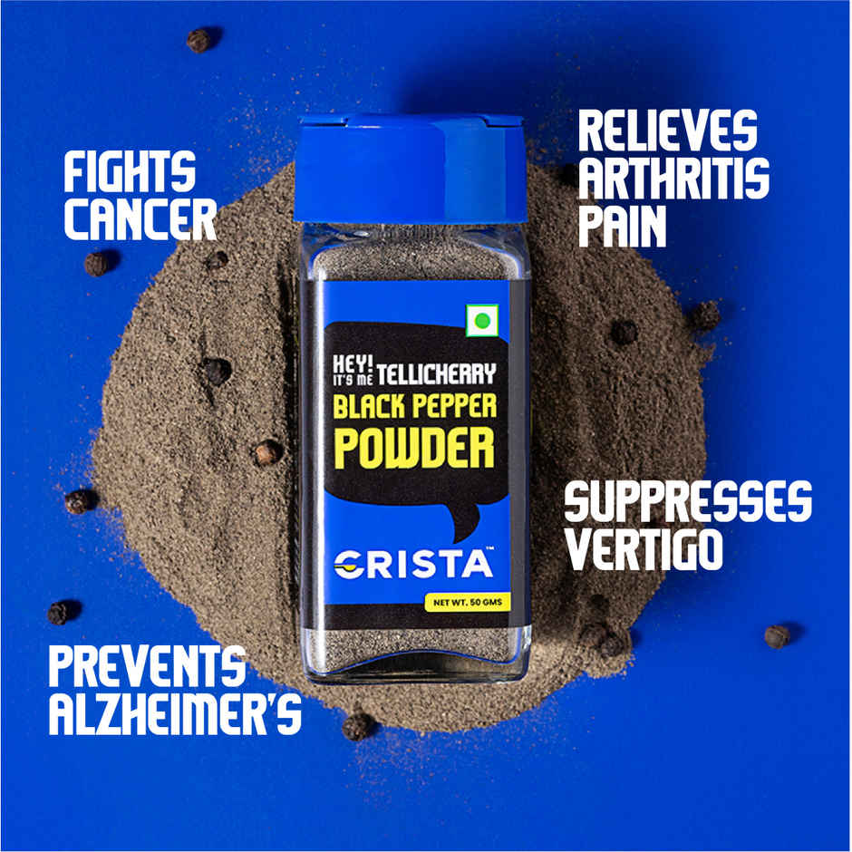 CRISTA Tellicherry Black Pepper Powder