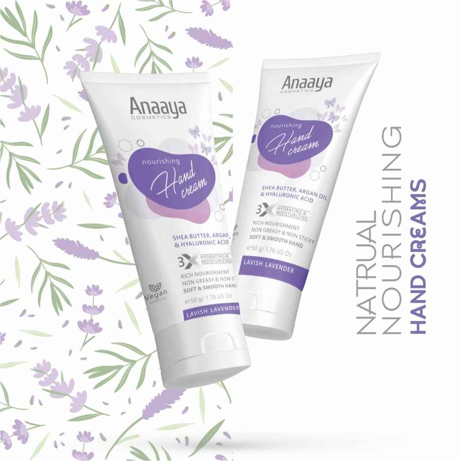 Anaaya Nourishing Hand Cream - Lavish Lavender