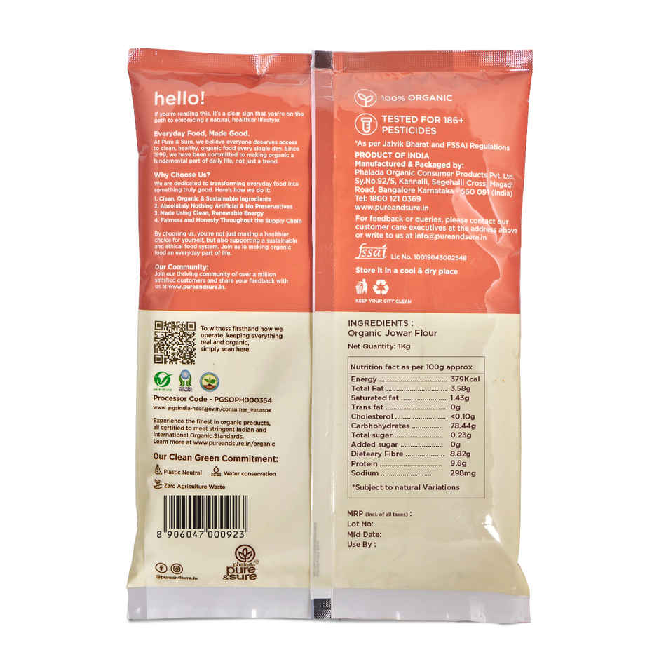 Phalada Pure & Sure Organic Jowar Flour