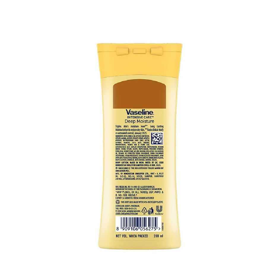 Vaseline Deep Moisture Body Lotion | For Dry Skin | Moisturised Glowing Skin | With Pro Ceramides