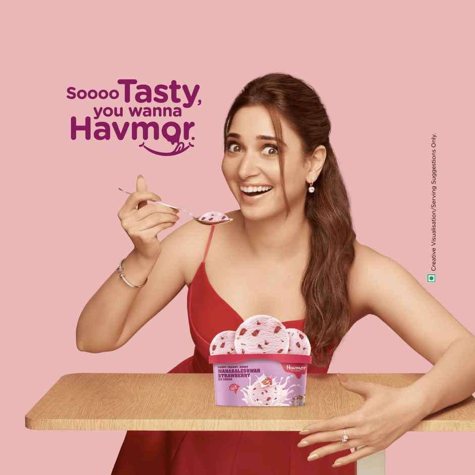 Havmor Mahabaleshwar Strawberry Ice Cream Tub