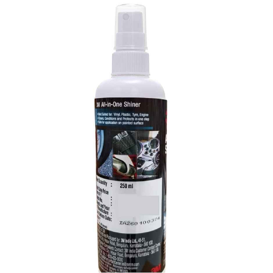 3M All-in-One Shiner | Restore Shine on Plastic And Leather Parts on Bikes