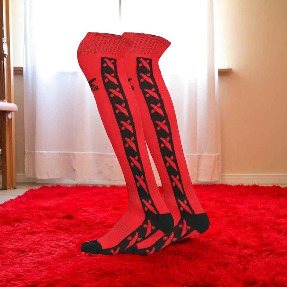 Vector X Aster Stocking For Men & Women Self Design Knee High
