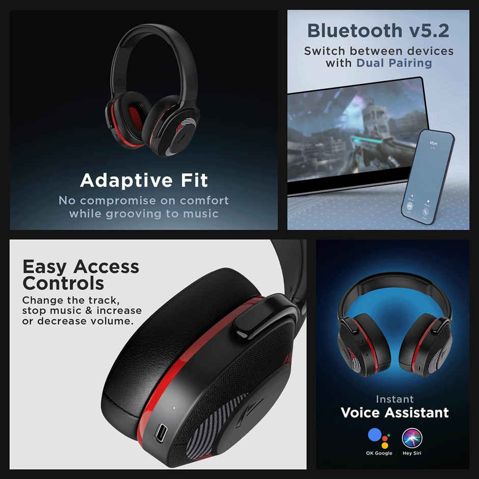 boAt Rockerz 425 - Fiery Red