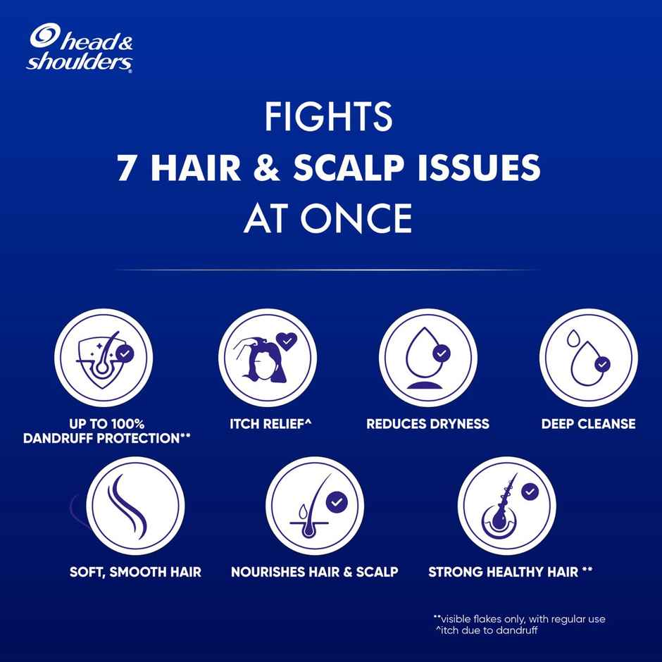 Head & Shoulders 7in1 Anti-dandruff Shampoo with 7 benefits for Men & Women