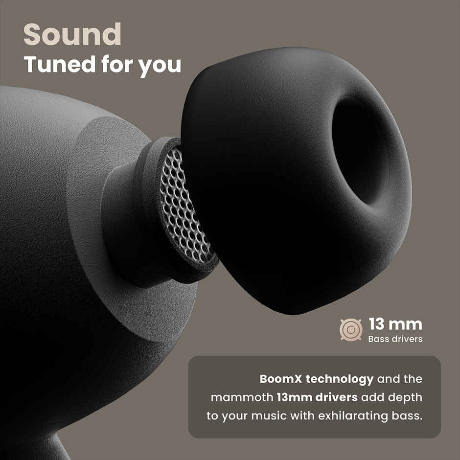 GOBOULT Airbass Z35 w/ Zen Enc Mic | 32H Playtime | 5.3 Bluetooth| Graphite Black