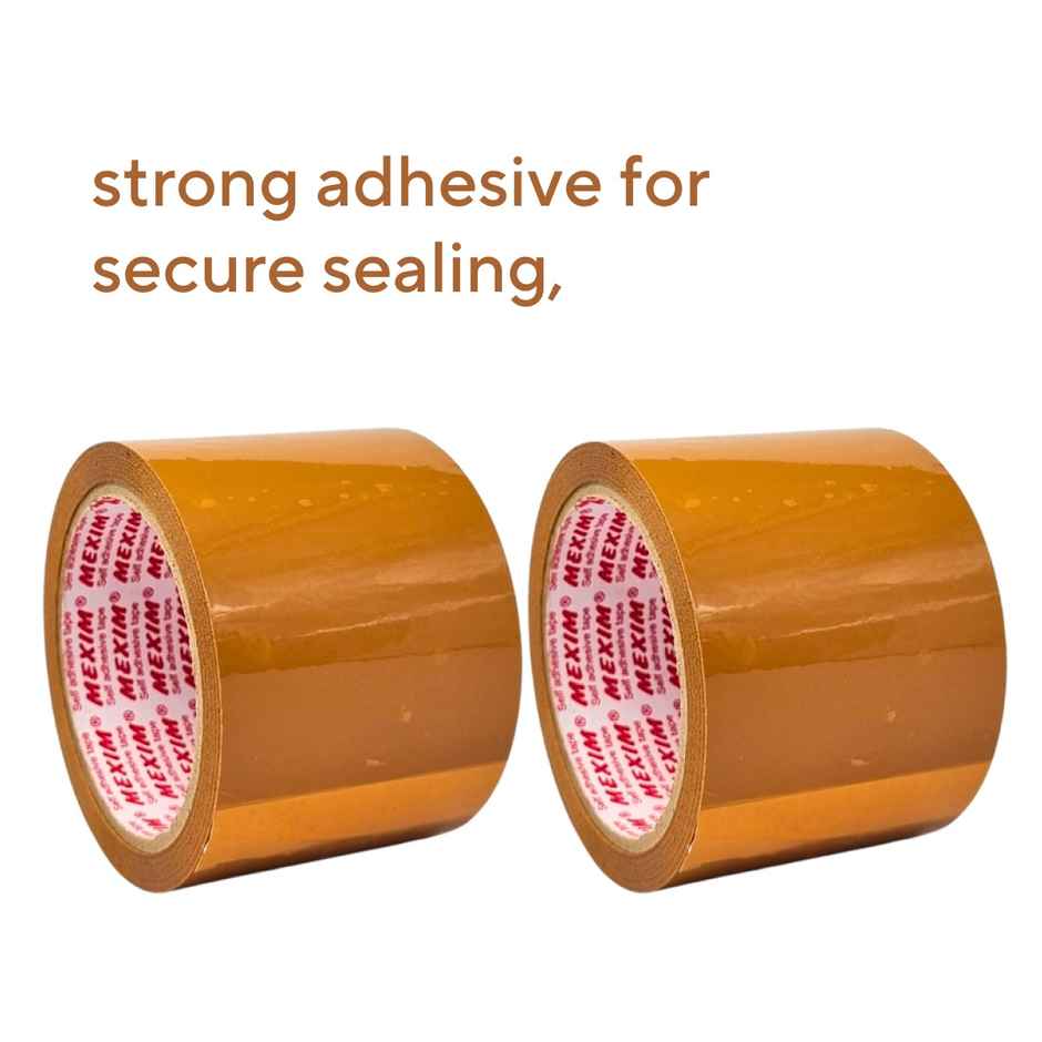 ABK Brown Bopp Packaging Tapes | 72 mm x 50 m x 50 micron | Pack of 2