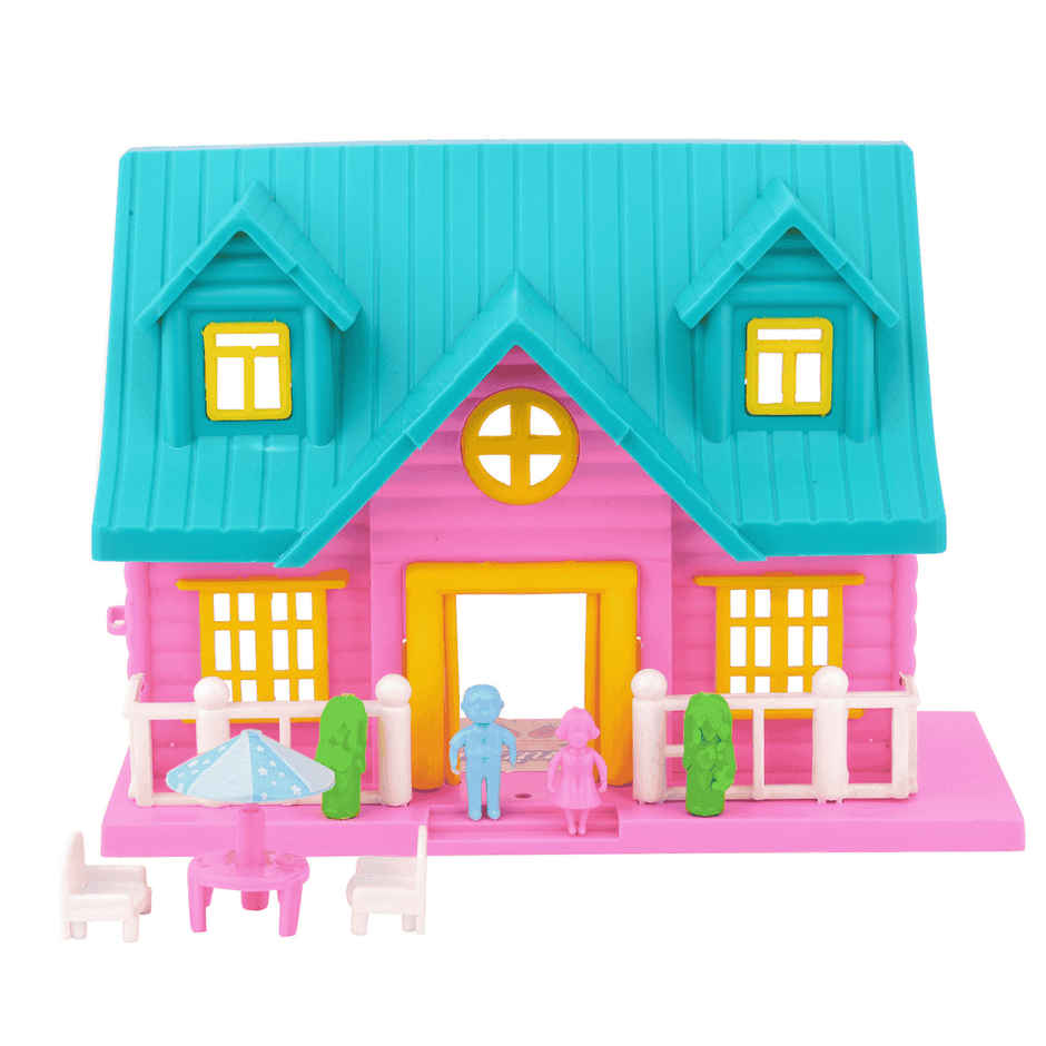 Toytales Pink Doll House | Play Set Toys For Girls | Gift For Girls | Birthday Gift