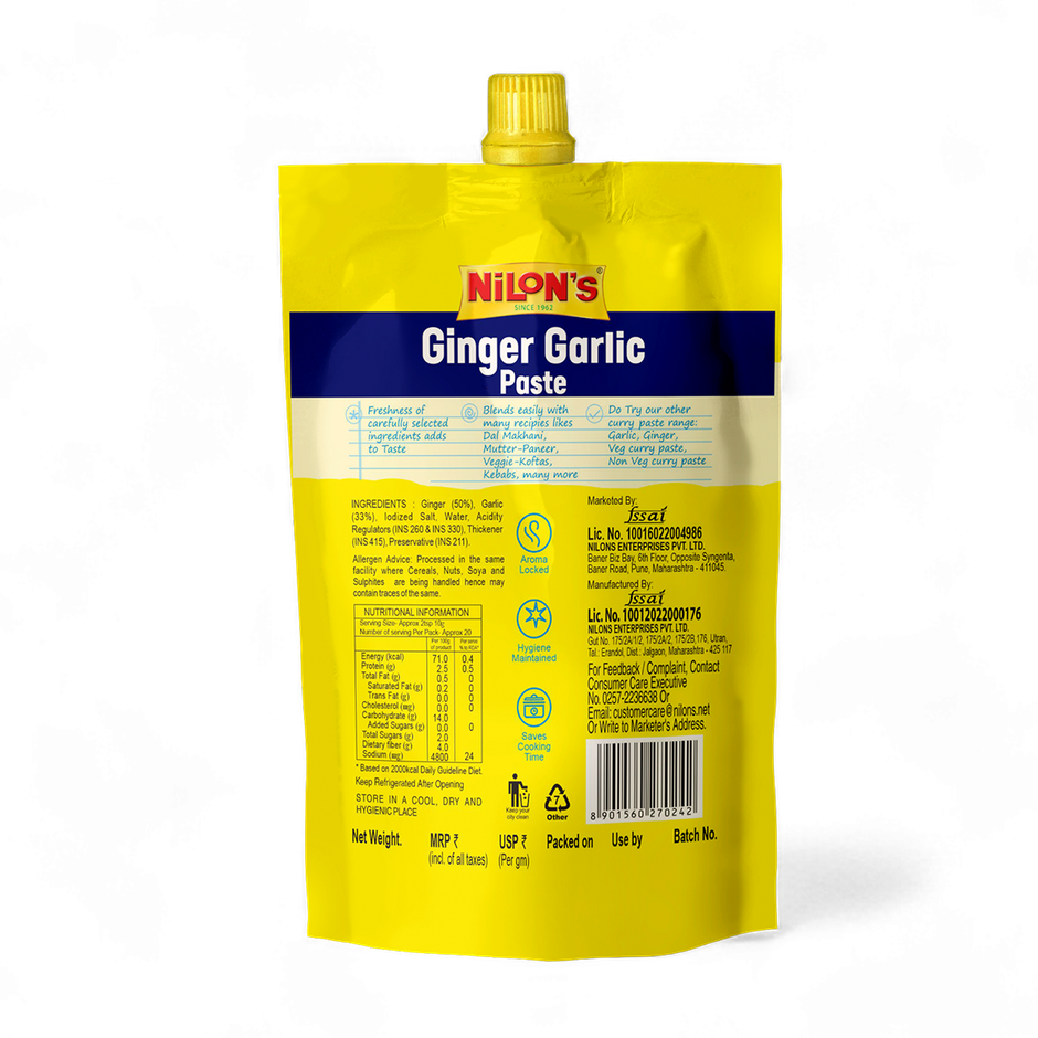 Nilon's Ginger Garlic Paste
