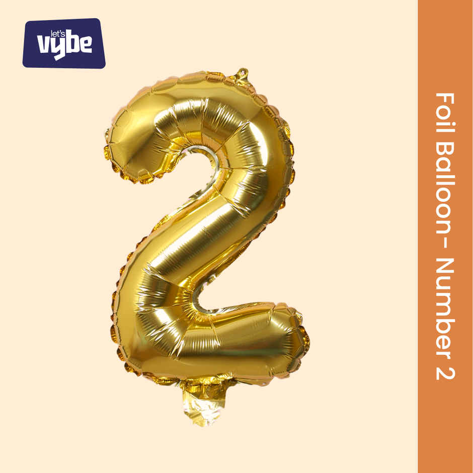 Foil Balloon Number 2 | Let's Vybe